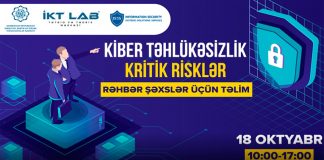 Nəqliyyat, Rabitə və Yüksək Texnologiyalar Nazirliyinin dəstəyilə kibertəhlükəsizliyə dair təlim keçiriləcək