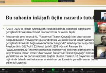 “Azərbaycanda davamlı iqtisadi inkişafın təmin edilməsində sahibkarların rolu mövzusunda onlayn seminarların təşkili” layihəsi