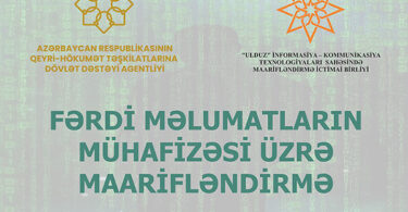 “Fərdi məlumatların mühafizəsi üzrə maarifləndirmə” layihəsi